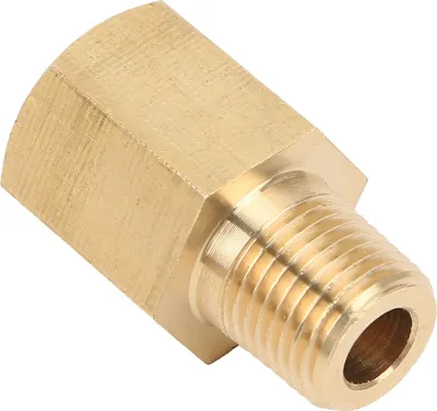 Obrázek produktu pro Univerzální adaptér pro měření tlaku oleje a teploty (1/8 NPT na 1/8 BSPT) z mosazi