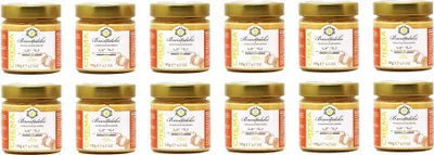 Produktbild von 12x Brontedolci Crema Spalmabile al gusto di Arancia Streichcreme mit Orangengeschmack 190g in Glas Sizilianische Orangen