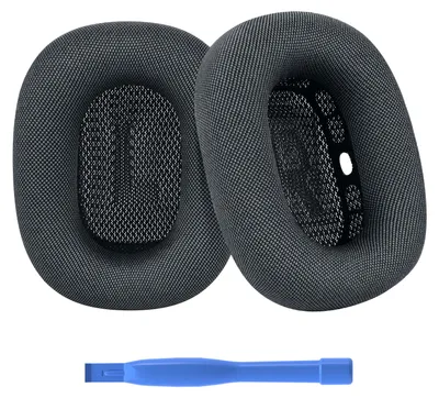 Produktbild von Ersatz Ohrpolster für AirPods Max – Memory-Schaum, Mesh Gewebe - Mitternacht