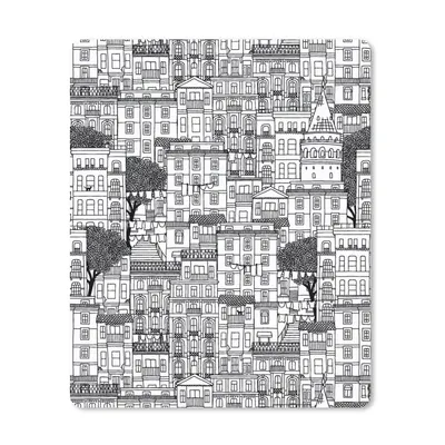 Produktbild von MuchoWow® Mauspad Mousepad Muster - Häuser - Städte 30x40 cm - Mousepads - Maus Mat - Pad - Mausunterlage - Mausmatten