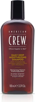 Zdjęcie produktu dla American Crew, Daily Deep Moisturizing, Vegan, Hair Shampoo, For Nourishing, 100 ml