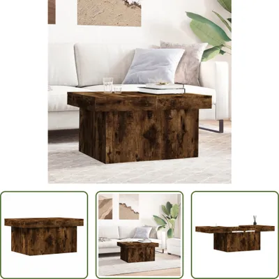 Produktbild von The Living Store Couchtisch Räuchereiche 100x55x40 cm Holzwerkstoff