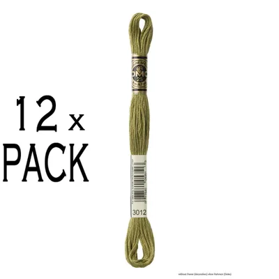 Image de 12x fil à broder DMC Mouline Special 117MC -3012, 6 fils, 8m, UE