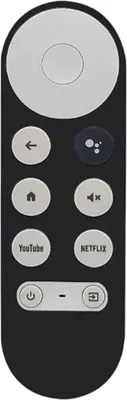 Produktbild von Schutzhülle aus Silikon für Chromecast- und Google TV-Fernbedienung, Schwarz