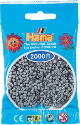 Produktbild von HAMA 501-17 Mini Perlen im Beutel - Grau