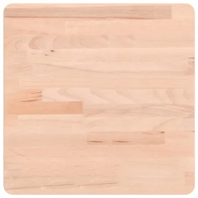 Produktbild von Tischplatte 40x40x1,5 cm Quadratisch Massivholz Buche