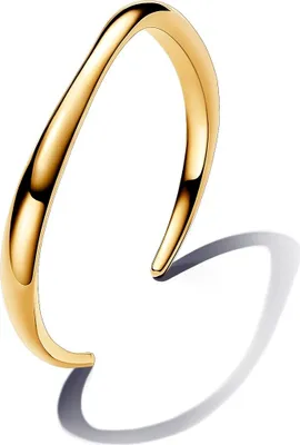 Produktbild von Pandora Armreif Organisch Geformt Offen 563310C00 Vergoldet 17,5 cm