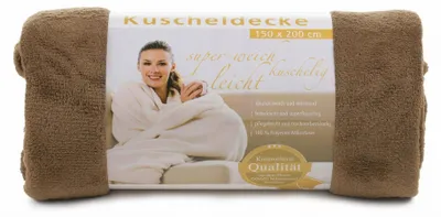 Produktbild von Gözze Kuscheldecke Mikrofaser 150x200 cm Taupe