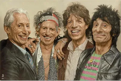 Produktbild von Sebastian Kruger - Rolling Stones - Poster 61x91,5 cm