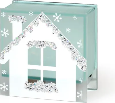 Image de H&h décoration de Noël maison avec LED cm 10x5x10