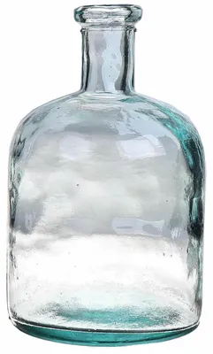 Produktbild von Blumenvase - klar - transparentes recyceltes Glas - D15 x H24 cm