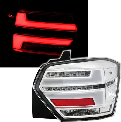 Produktbild von Eagle Eyes LED LightBar Rückleuchten Set Chrom für VW Polo 2G AW, Bj. 2017-2021