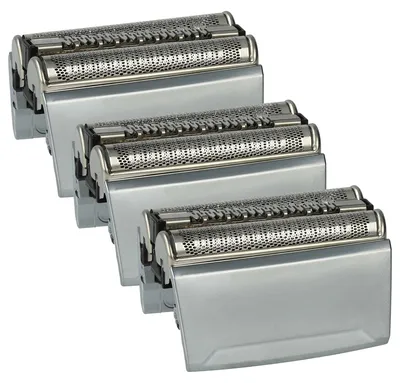 Produktbild von vhbw 3x Ersatz-Scherköpfe kompatibel mit Braun 5050cc (5748 / 5749), 5070cc (5748 / 5749), 5080cc (5748 / 5749) Elektrorasierer, Silber
