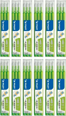 Produktbild von Pilot Frixion Ball Ersatzminen 0.7 hellgrün- 36er-Set