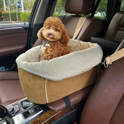 Produktbild von Hundesitz für die Mittelkonsole im Auto für kleine Hunde bis 6 kg