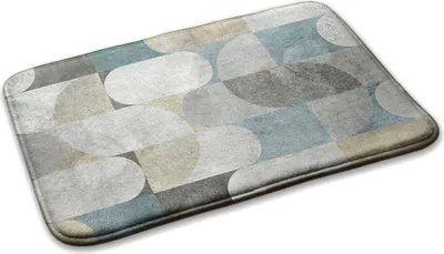 Produktbild von Teppich Teppich Wohnzimmer Schlafzimmer Modern - 75 cm x 45 cm - Geometrisches Muster