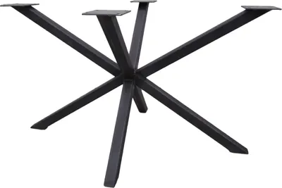 Produktbild von Tischgestell Spider 138x80x72 Stahl Schwarz