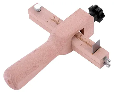 Produktbild von Riemenschneider mit verstellbarer Holzleiste und 5 Klingen, Gurtschneider