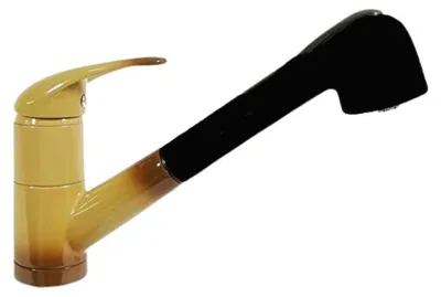 Immagine prodotto di Rubinetto Cucina Miscelatore Monocomando Doccetta Estraibile in Ottone Paini Cromato