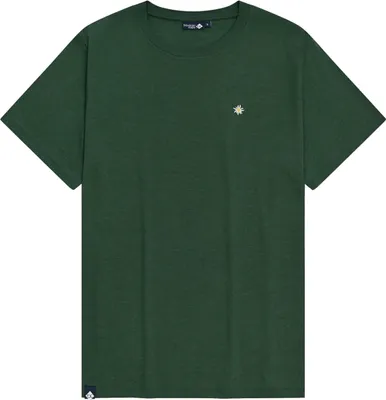 Produktbild von Bavarian Caps Herren T-Shirt "Edelweiß Sommerfrische", Dunkelgrün, XL