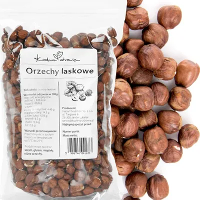 Produktbild von Haselnüsse Geschält 1 kg Ganze Nüsse Snack Backen Müsli Küche