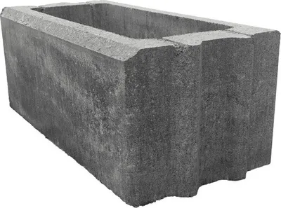 Produktbild von Mauerstein iBrixx Galant weiß-schwarz 50 cm x 25 cm x 20 cm
