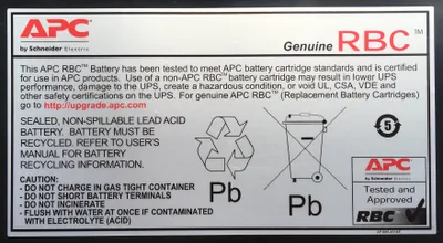 Obrázek produktu pro APC RBC47, 3200 mAh, 1,4 kg, 67 x 134 x 66 mm, 0 - 40 °C