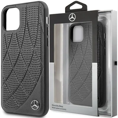 Produktbild von Mercedes MEHCP12SDIQBK iPhone 12 mini 5,4" schwarz Hartschale Bow Line Handyhülle