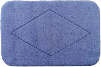 Produktbild von Rhomtuft Badteppich Raute abgerundet Farbe aquamarin Größe 80x160 cm