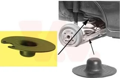 Immagine prodotto di VAN WEZEL Piastra elastica posteriore (3764399) per Opel Astra F Vectra A