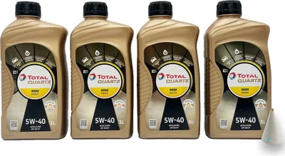 Produktbild von Total Quartz 9000 Energy | 5W-40 | 4 L | MB 229.5 | VW 502.00 / 505.00 | Porsche A40 | mit Trichter