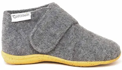 Produktbild von Gottstein Alpine Racer RU Kleinkinder Hausschuhe aus Wollfilz Grau (Grey), 48-407-1201 - Gr. 22