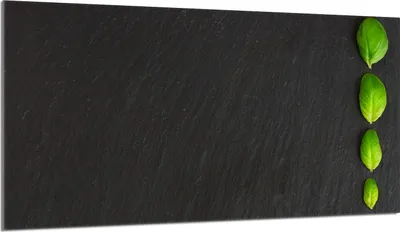 Immagine prodotto di Piastra di copertura del piano cottura 90x52 Piastra di copertura del piano cottura in Vetroceramica alzatina in vetro tagliere decorativo, ardesia basilico