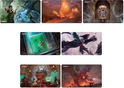 Produktbild von Ultra Pro - Standard Playmat - Magic: Adventures in the Forgotten Realms The Party Fighting Blue Dragon / V1