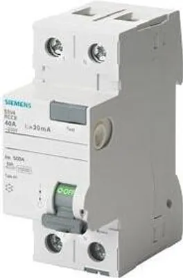 Obrázok produktu pre SENTRON 2P 25A 0,03A Prúdový chránič typu AC 30mA 230V 5SV4312-0 Siemens