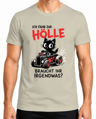 Imagen del producto de Camiseta para hombre con el texto "Me voy al infierno, ¿necesitan algo?", estilo sarcástico, diseño de naturaleza, talla XXL