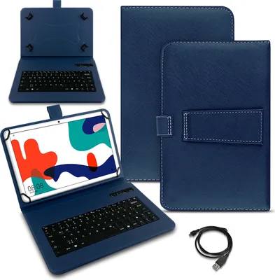 Produktbild von Schutzhülle Tastatur für XGODY P60 / P60 Pro Tablet Hülle Bluetooth TastaturFarben:Blau