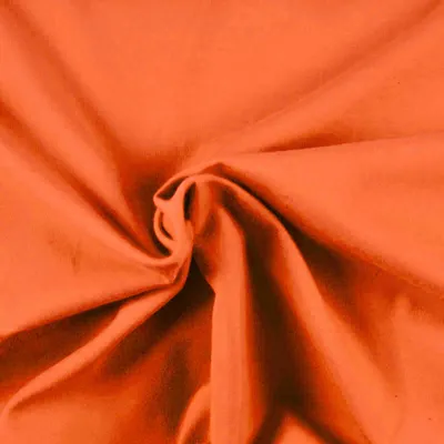 0,5m Baumwoll-Jersey uni Meterware Jersey-Stoff orange