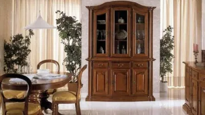 Produktbild von Vitrine Massive Holz 159 x 96 x 218 cm JVmoebel