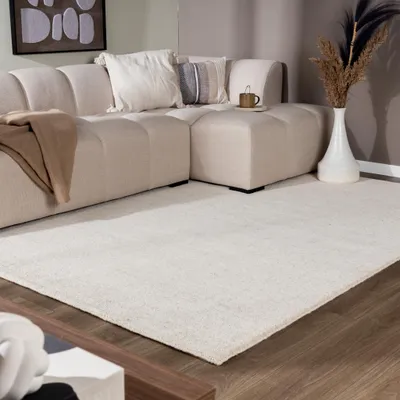 Image de Volero - Tapis rond berbère - Aicha Beige - 80x150 cm