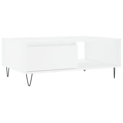 Produktbild von vidaXL Couchtisch Weiß 90x60x35 cm Holzwerkstoff