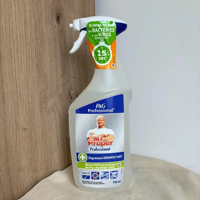 Image de Mr Propre Spray 750 mL – Dégraissant & Désinfectant pour Surfaces Cuisine