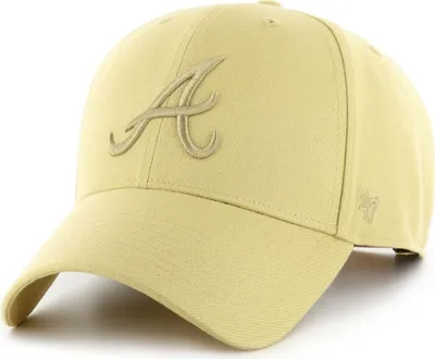 Produktbild von 47 Brand Snapback Cap - MLB Atlanta Braves light gold