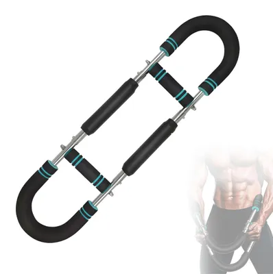 Immagine prodotto di Twister Armtrainer - Macchina idraulica per l'allenamento delle braccia - Resistenza regolabile da 30 a 50 kg - Ideale per l'allenamento del petto, dei bicipiti e dell'avambraccio - Attrezzo per il fitness domestico - Colore: blu