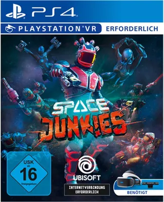 Zdjęcie produktu dla Ubisoft Space Junkies, PlayStation 4, Powyżej 13 lat, Wirtualna rzeczywistość (VR) słuchawki są wymagane