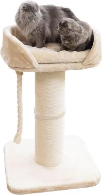 Productafbeelding van Grote Krabpaal voor Katten met Afneembaar Kussen - 58x58x92 cm