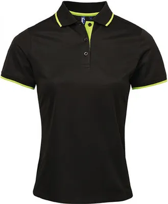 Zdjęcie produktu dla Damska koszulka polo Premier Workwear Contrast Coolchecker® Polo