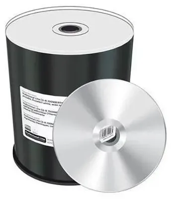 Produktbild von MediaRange CD-R 700MB 100pcs Proselect weiß voll metalliesie