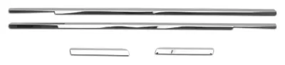 Productafbeelding van OMAC Afwerkprofiel / beschermingsstrip voor deurruit, raamprofiel 7520141. Geschikt voor het plaatsen of vervangen van ramen voor de VW Caddy III Kombi (2KB, 2KJ, 2CB, 2CJ). RVS voor VW Caddy
