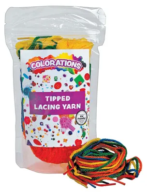 Produktbild von Colorations Acrylgarn Spielzeug Set - 100 bunte Schnüre für Kinder